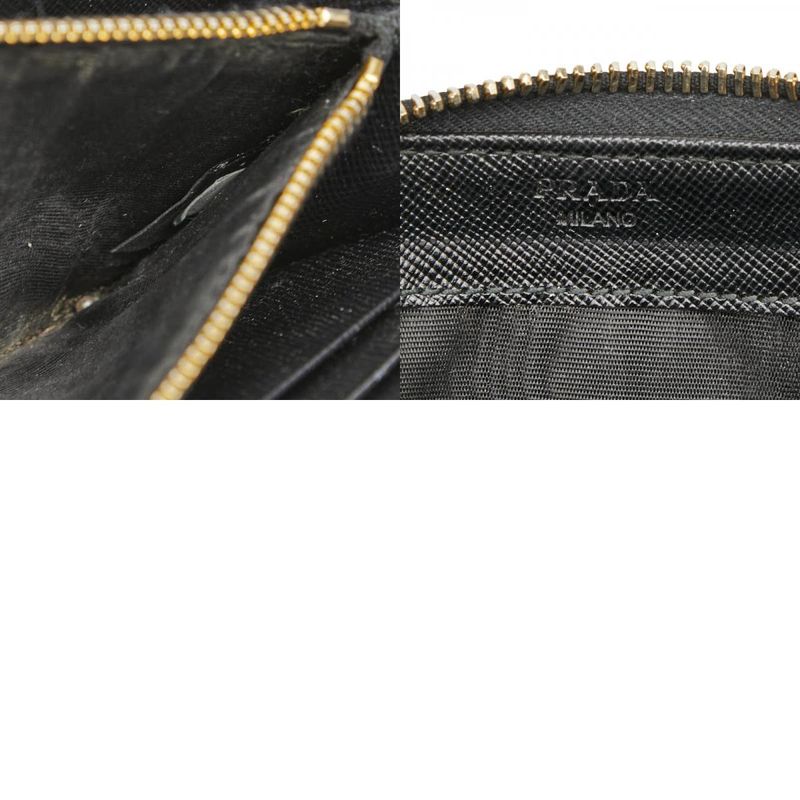 Prada Logo Black Saffiano Leather Women's Prada