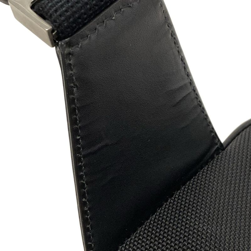 Gucci Waist Pouch Sherry (web) 630919 Black X Dark Green X Red Cotton