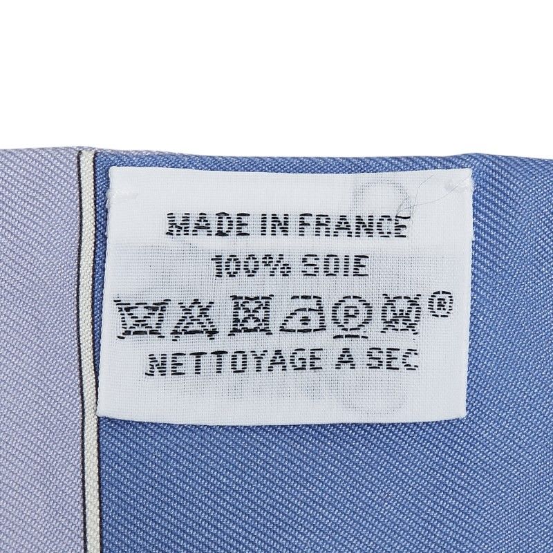 Hermes Twilly Camaille Blue Green Multicolor Silk Ladies