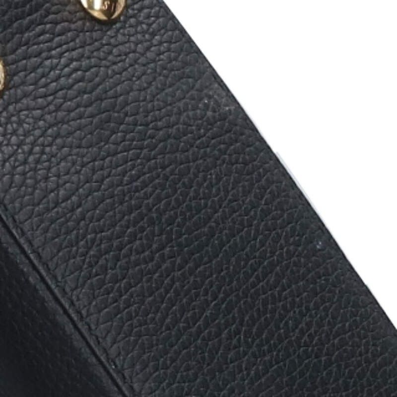 Louis Vuitton Capucines BB Taurillon Leather Flap Chain 2-Way Handbag