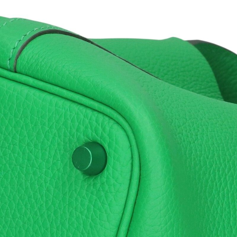 Hermes Picotin Rock PM Monochrome So Green U Stamp Matte Hardware