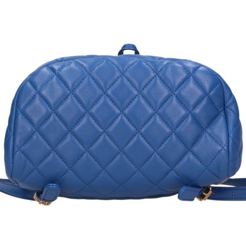 Chanel Chanel Quilted Lambskin Chain Daypack Rucksack
