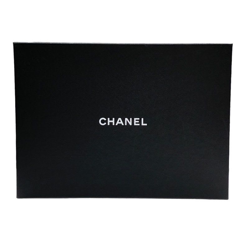 Chanel Boots Short Coco Mark Calfskin Lace Up Black