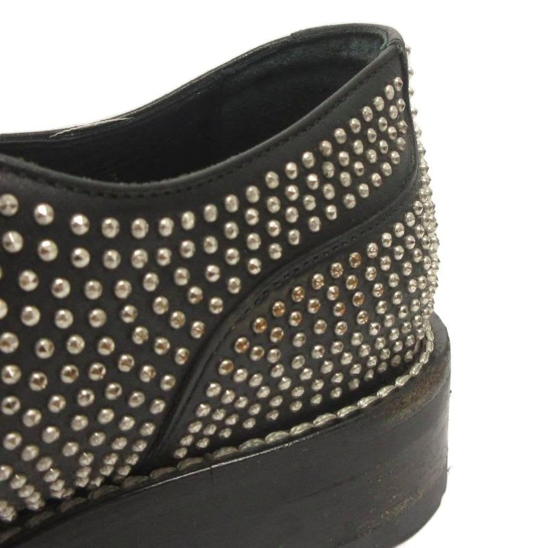 Saint Laurent Paris Studded Derby Shoes Business Lace Up Low Cut