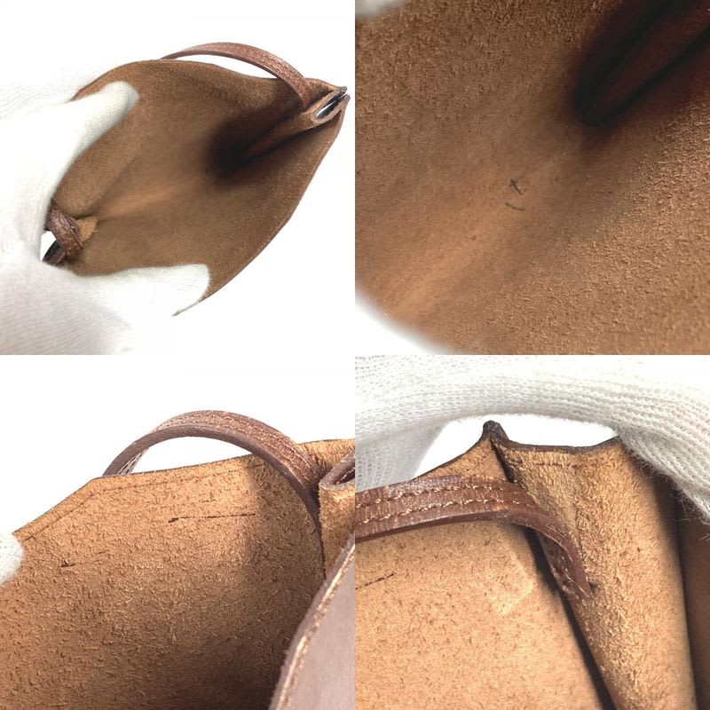 Hermes Shoulder Bag Onimaitou Box Calf Havana Brown