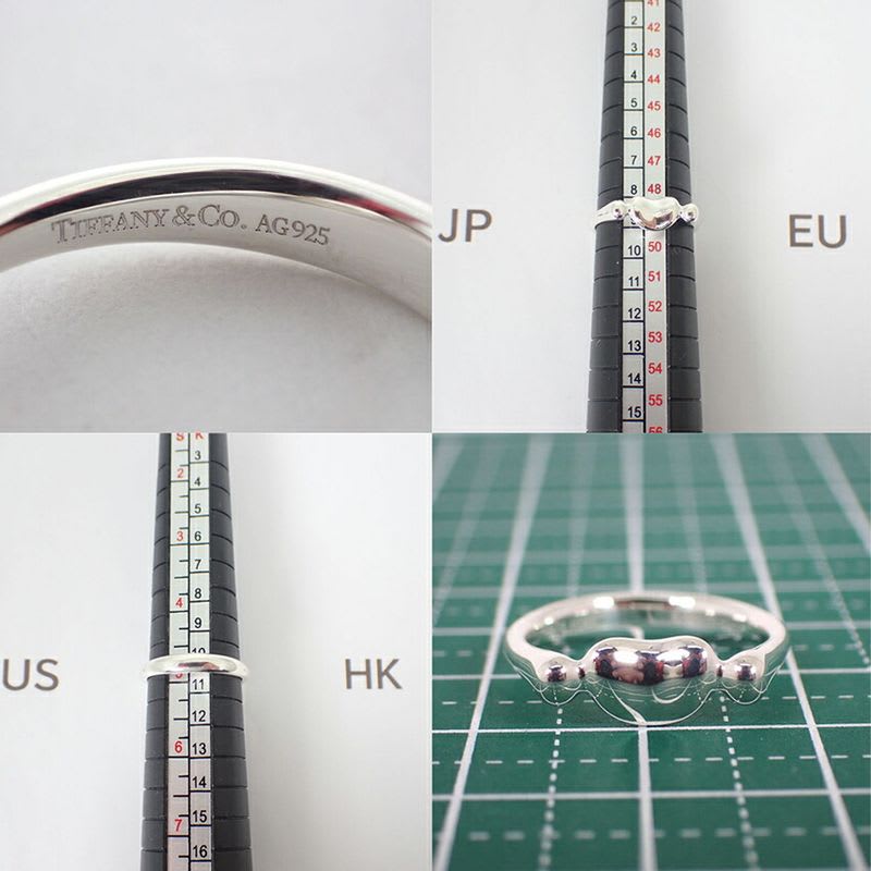 Tiffany & Co 925 Bean Ring No 8