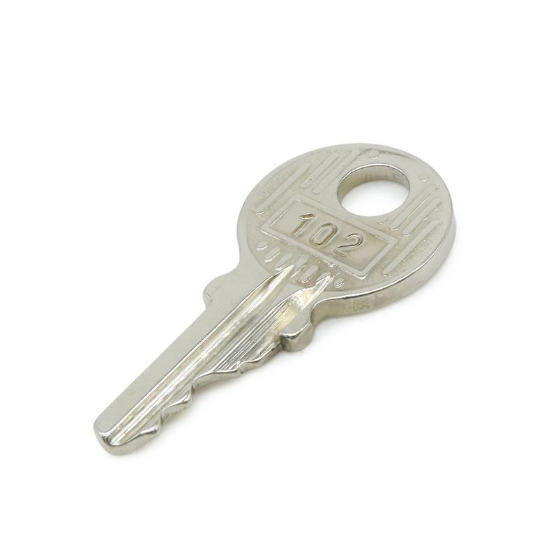 Hermes Cadena Padlock No.102 key Metal Silver