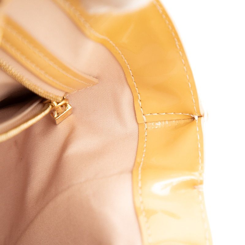 Louis Vuitton Monogram Vernis Wilshire PM Handbag Tote Bag M91452 Broncolail