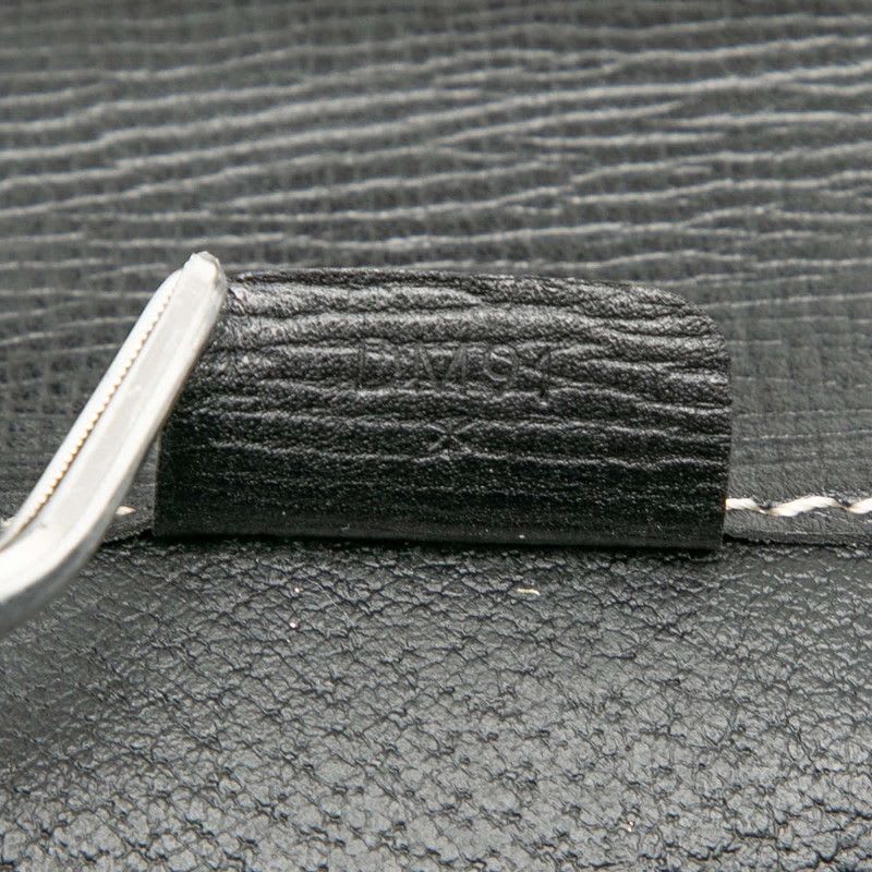 Celine Logo Black Leather Women's
