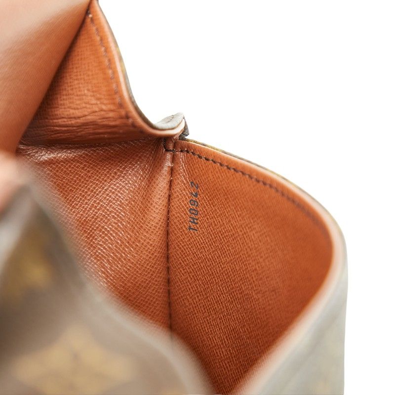 Louis Vuitton Monogram Saint Cloud 24 Crossbody Shoulder Bag M51242 Brown PVC