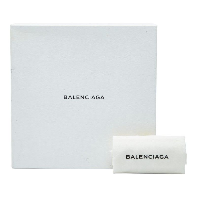 Balenciaga Ribbon Black Leather Men's