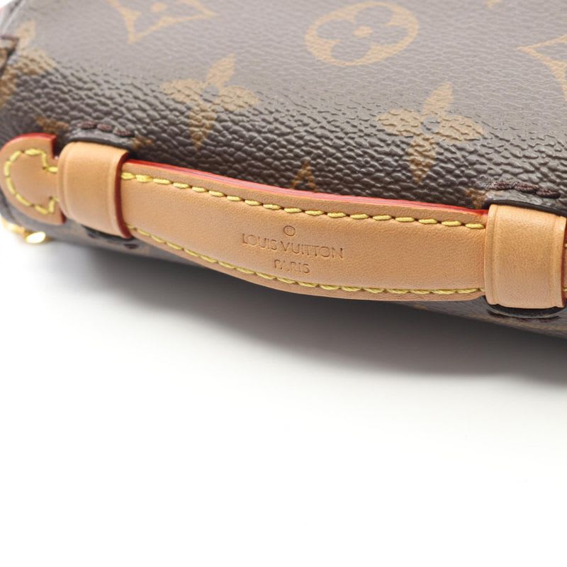 Louis Vuitton Handbag Micro Metis Monogram PVC Coated Canvas Leather