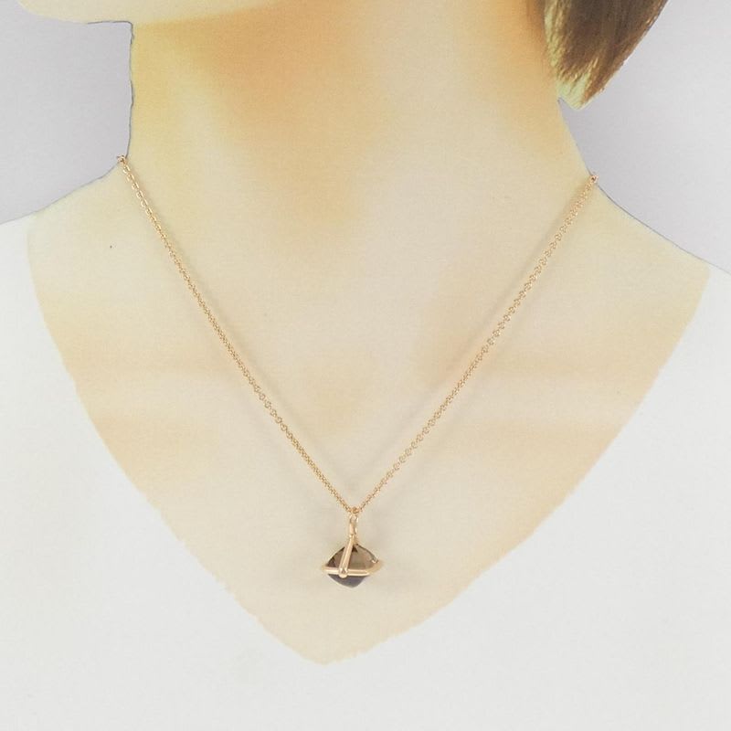 Hermes Smoky Quartz Size 40 Necklace