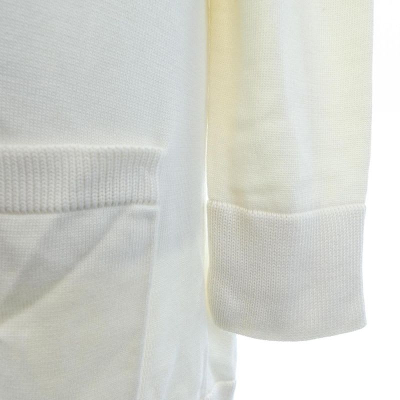 Hermes 66-7714 Long Size 40 Beige Cardigan