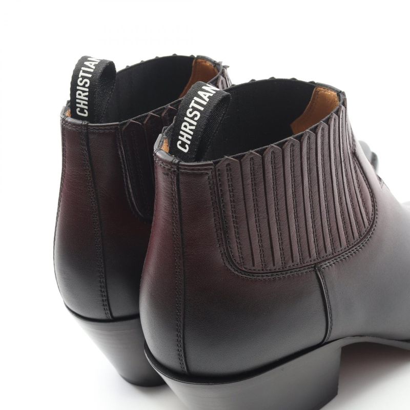 Dior Boots Kci508shcs31x38.5 Black Rouge Leather Boots Women's