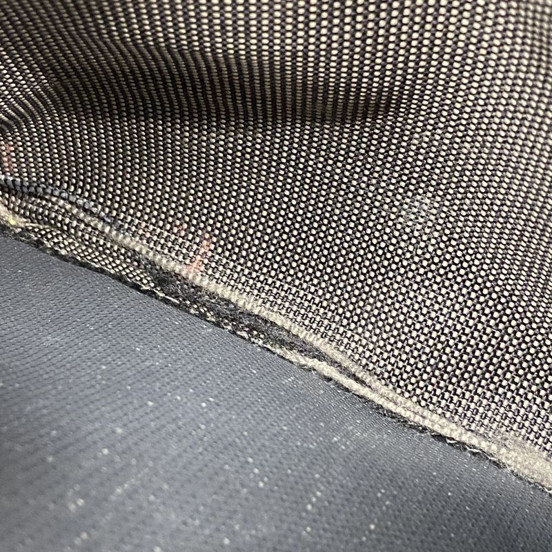 Hermes Handbag Her Line PM Canvas Gray Silver Hardware Ladies