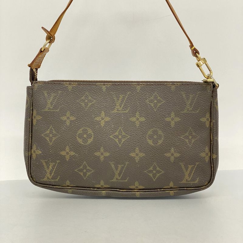 Louis Vuitton Pouch Monogram Pochette Accessoire M51980 Brown Ladies