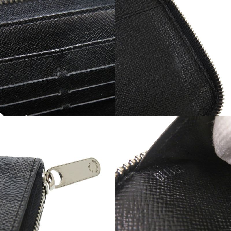 Louis Vuitton Zippy Organizer Damier Graphite Black Long Wallet