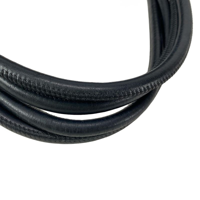 Chanel Shoulder Bag Cambon Line Bow Ring Bag A25171 Black Silver Hardware