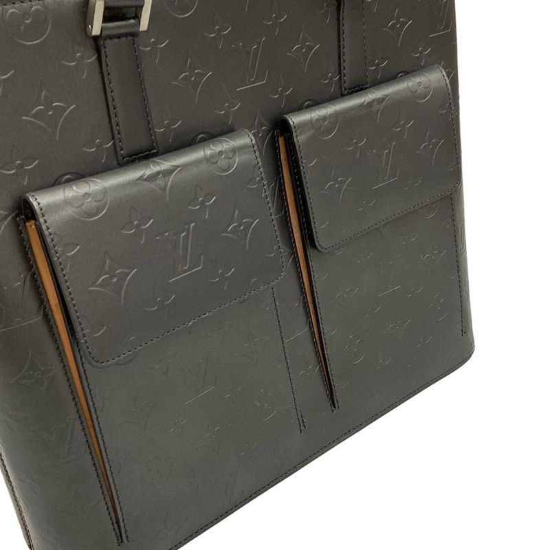 Louis Vuitton Tote Bag Monogram Matt Wilwood M55102 Noir Black