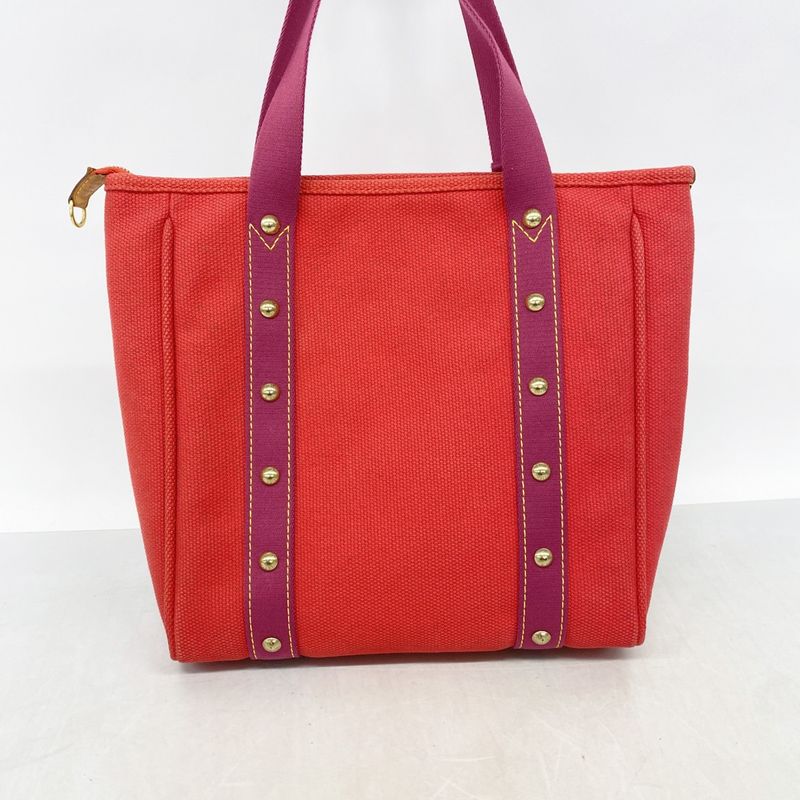 Louis Vuitton Tote Bag Antigua Cabas MM M40034 Rouge Ladies