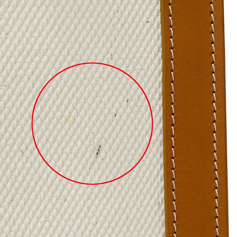 Celine Bag Tote Canvas Vertical Cabas Large Brown Ivory