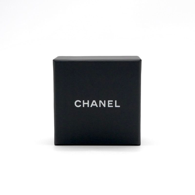 Chanel Earrings Earring Gold Black Coco Mark