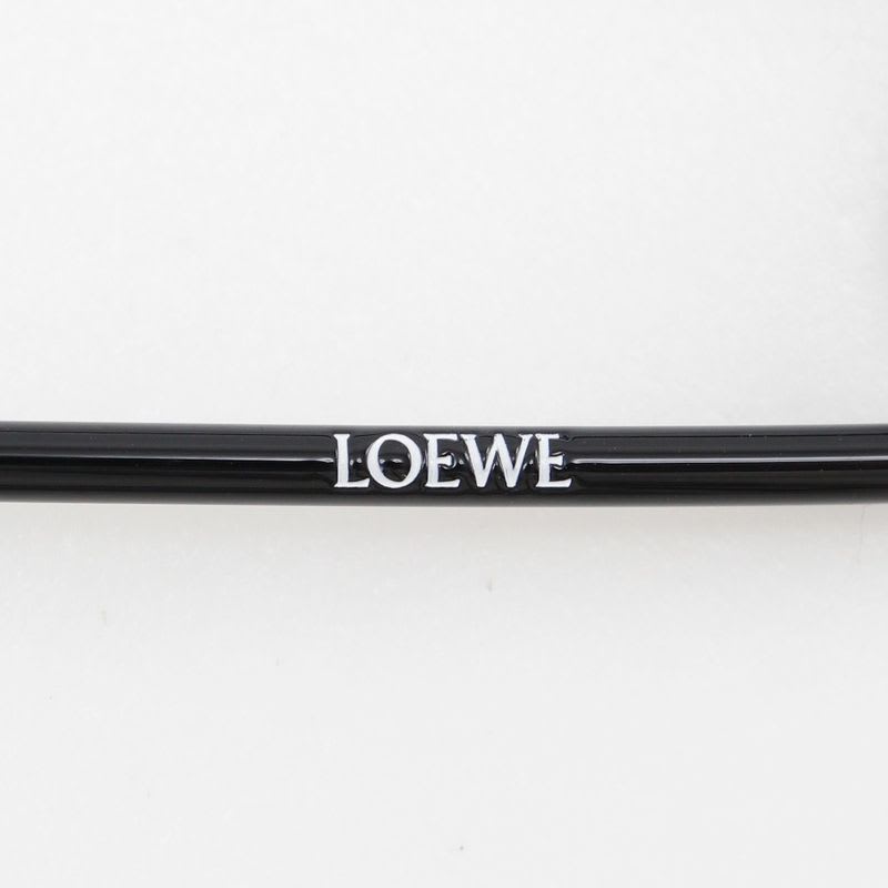 Loewe Mechanopin Bag Charm Metal Leather Black Blue