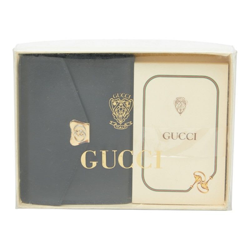 Gucci 031 379 4328 Black Leather Women's