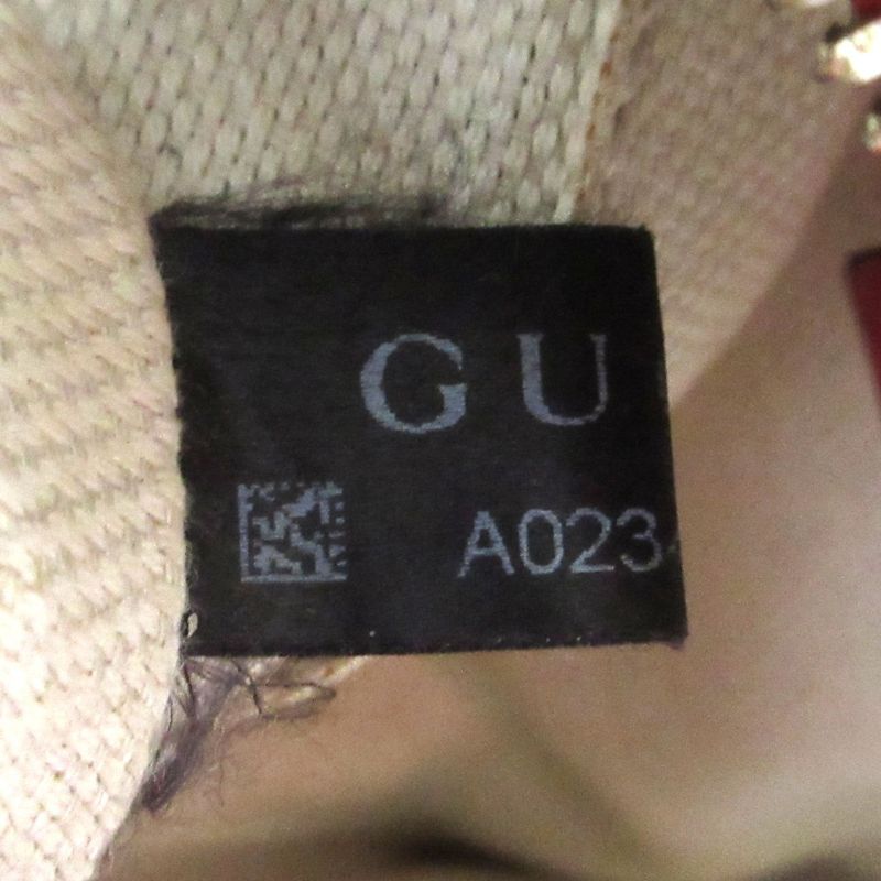 Gucci Soho Leather Camera Bag Shoulder Bag 308364 Red Ladies Used