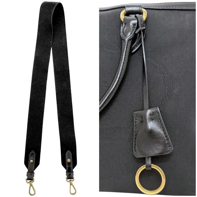 Prada 2-Way Bag Black Nero 1 Ba579 Jacquard
