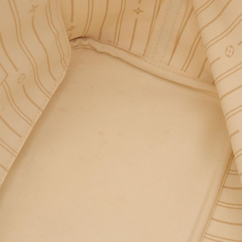 Louis Vuitton Tote Bag Neverfull MM N51107 PVC Coated Canvas Leather Neverfull