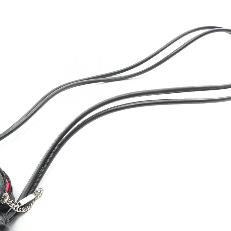 Chanel Shoulder Bag Cambon Line Small Black Leather Cambon Line Pochette Ladies