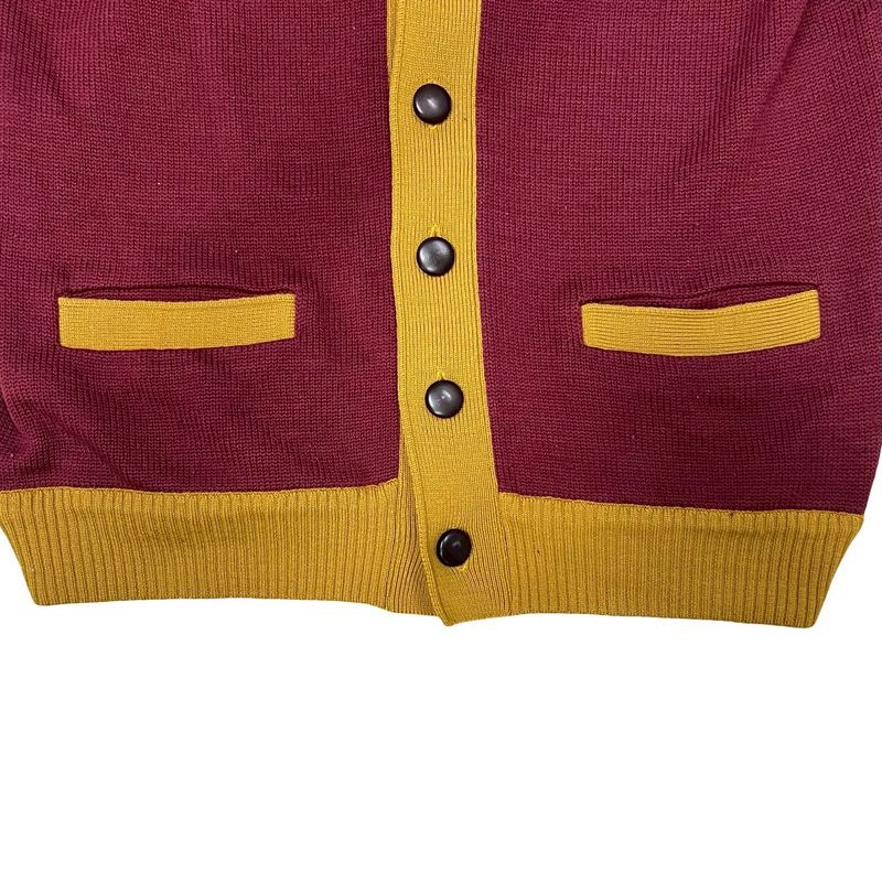 Yves Saint Laurent Vintage Wool Cardigan Knit Women's Yellow