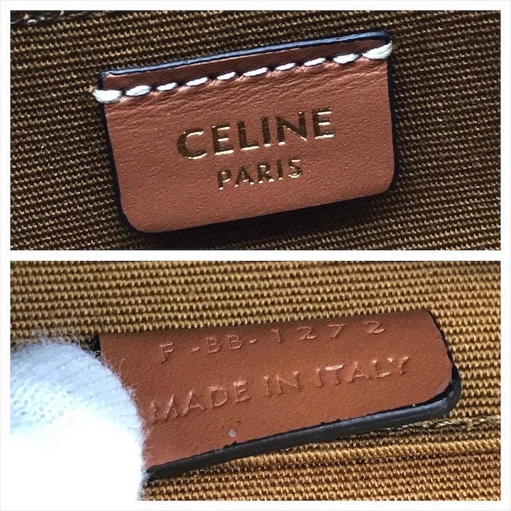Celine Macadam Embroidery Triomphe Limited Edition Leather Shoulder Camera Bag