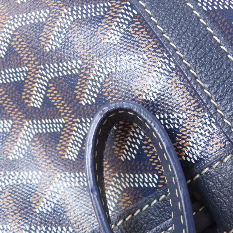 Goyard Petit Flo Bucket Shoulder Bag Coated Canvas Women's