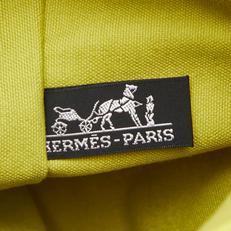 Hermes Bora MM Green Cotton Ladies