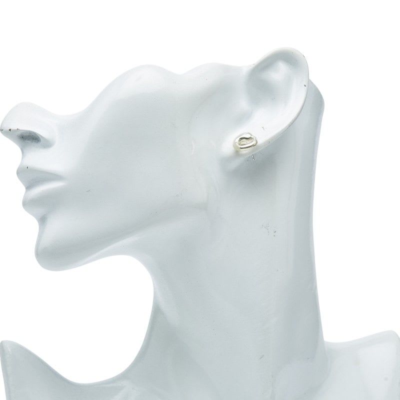 Tiffany & Co Eternal Circle Stud Earrings SV 925 Silver Women's