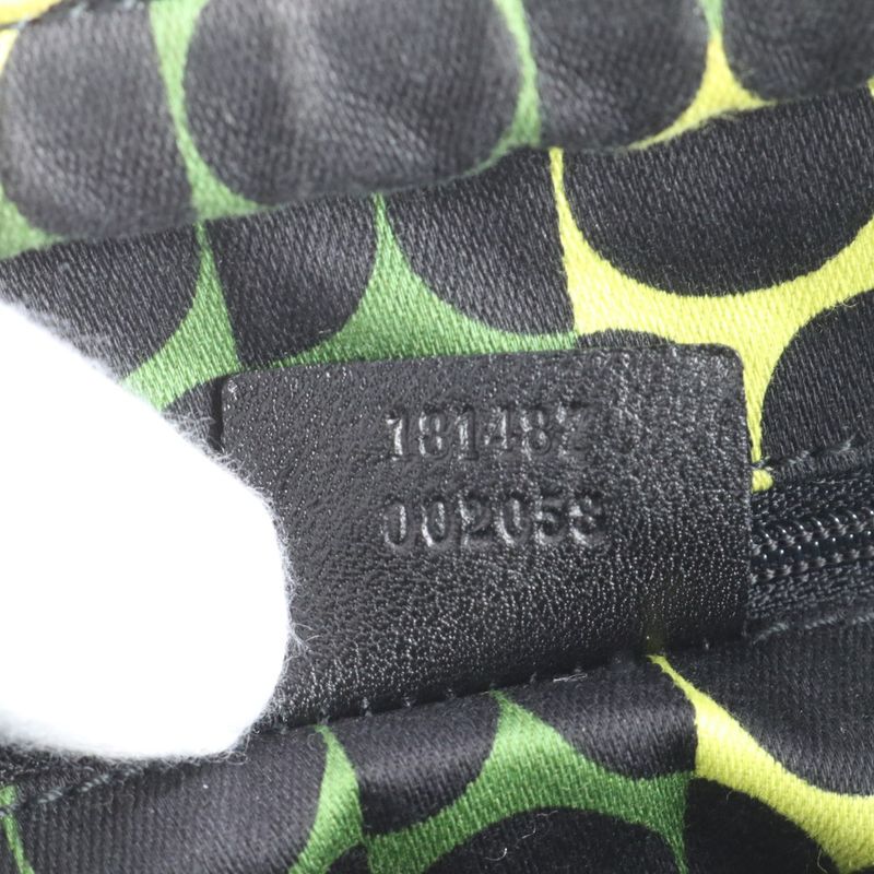 Gucci Duquessa Ribbon 181487 Leather Mini Boston Tote Bag Shoulder Hand Ladies