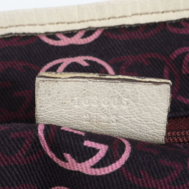 Gucci Princy Ribbon 163805 Leather Tote Bag Shoulder Hand Gold Hardware Women's