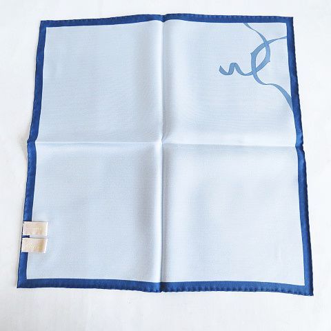 Cartier Handkerchief Pocket Square Ribbon Silk Scarf