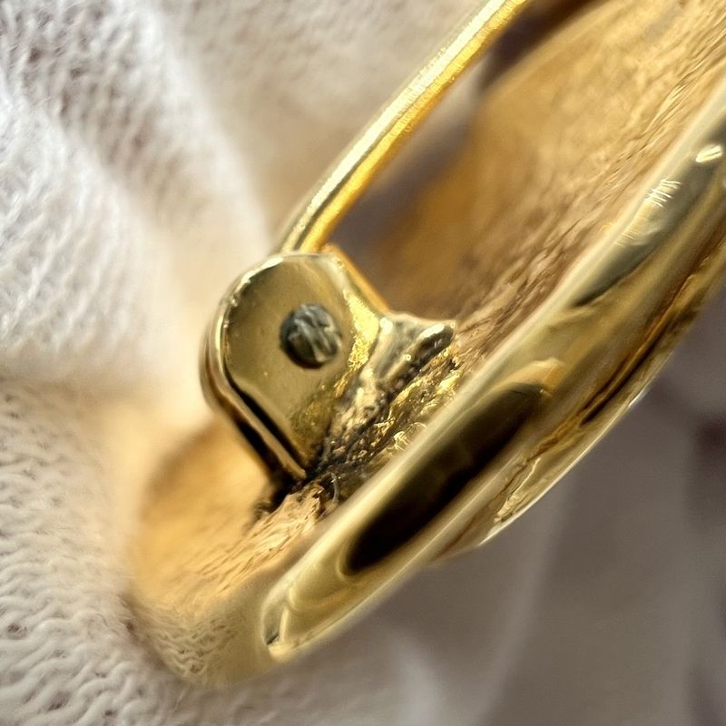 Chanel Brooch Ladies Coco Mark Square Vintage Accessory - Chanel GP 94P Gold