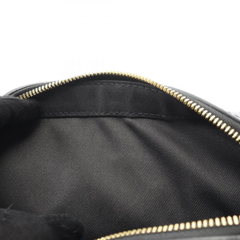 Louis Vuitton Shoulder Bag Saintonge Noir Black PVC Coated Canvas