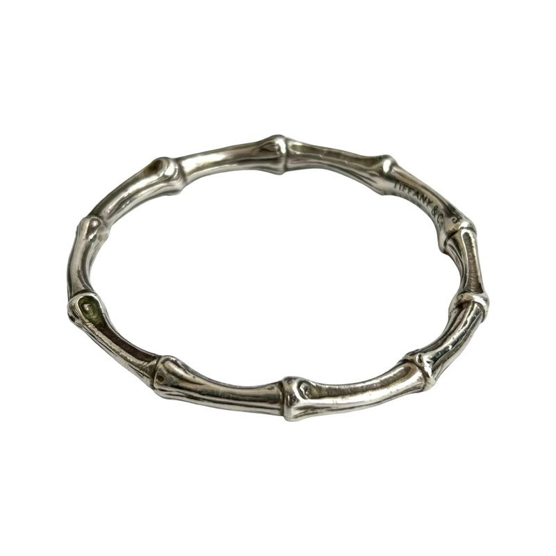Tiffany & Co Bamboo Bangle Silver 925 Bracelet Accessory
