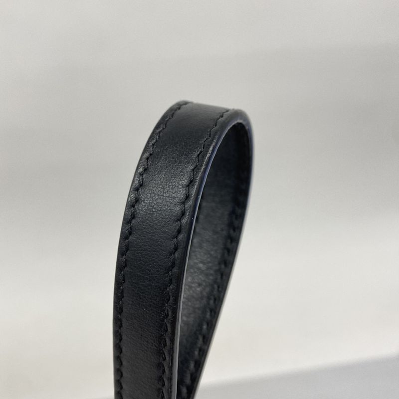 Gucci Shoulder Bag Ggmarmont 443497 Leather Black Gold Hardware Women's