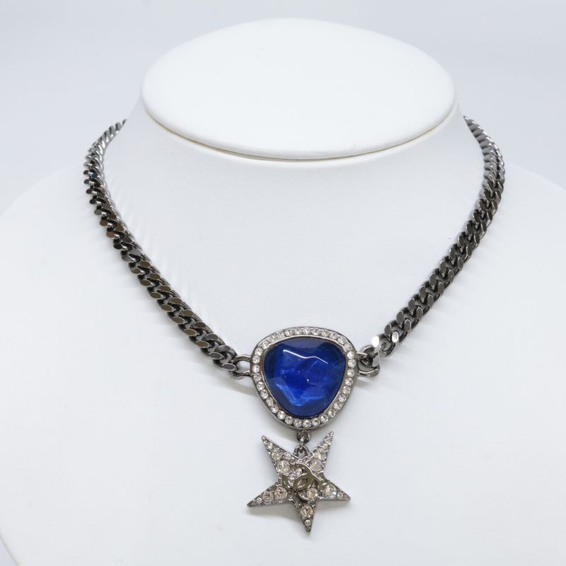 Like Chanel B22C Resin Strass Metal Comet Choker