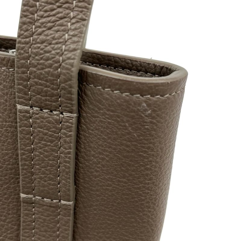 Balenciaga Tote Bag Everyday XS North South 672793 Gray Beige Leather