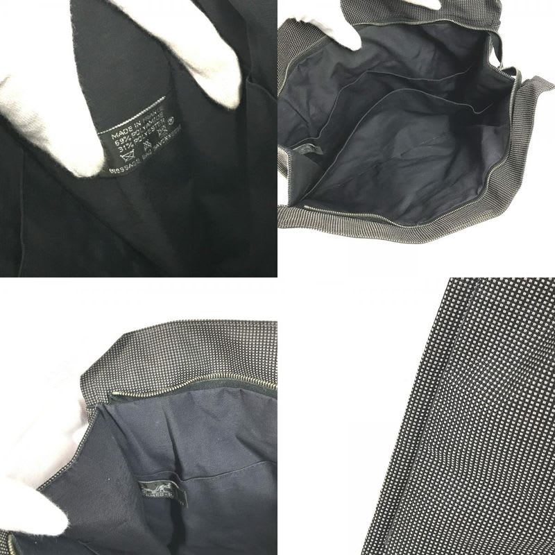 Hermes Pouch Her Line Cotton Gray