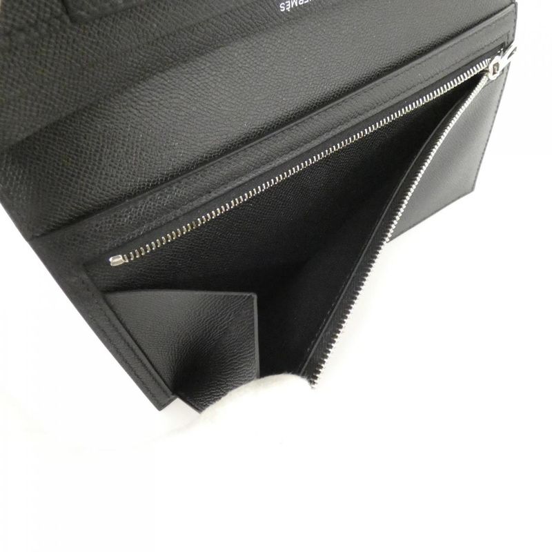 Hermes Bearn Soufflé Monochrome 085915ch Wallet