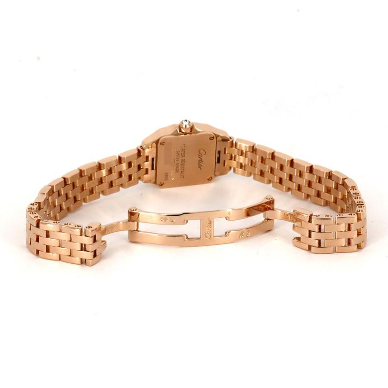 Cartier Mini Santos De Moiselle PG D Wf9011z8 Pg・rg Quartz